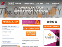 Tablet Screenshot of ambitwinteam.com